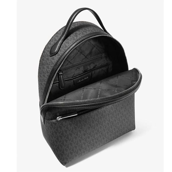 Michael Kors Sheila  Black Backpack - Picture 2 of 12